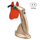 5W Sendrata Dentala LED Resaniga Lumo Lampo 2200mAh Polimeriza Rezino Lumo Resaniga Ondolongo 420-480nm Solidigi Dentistoj Instrumento 