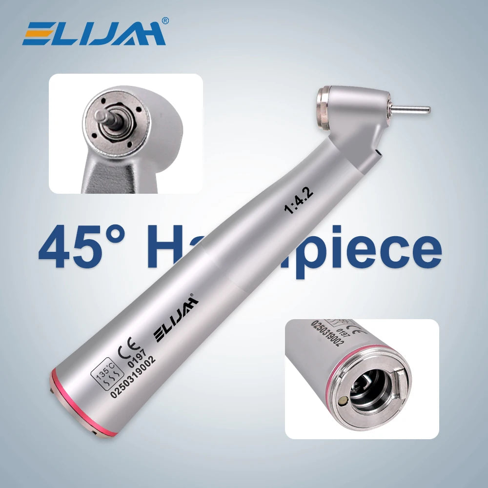 CYC247 Dental LED 1:4.2 Red Ring Contra Angle Handpiece