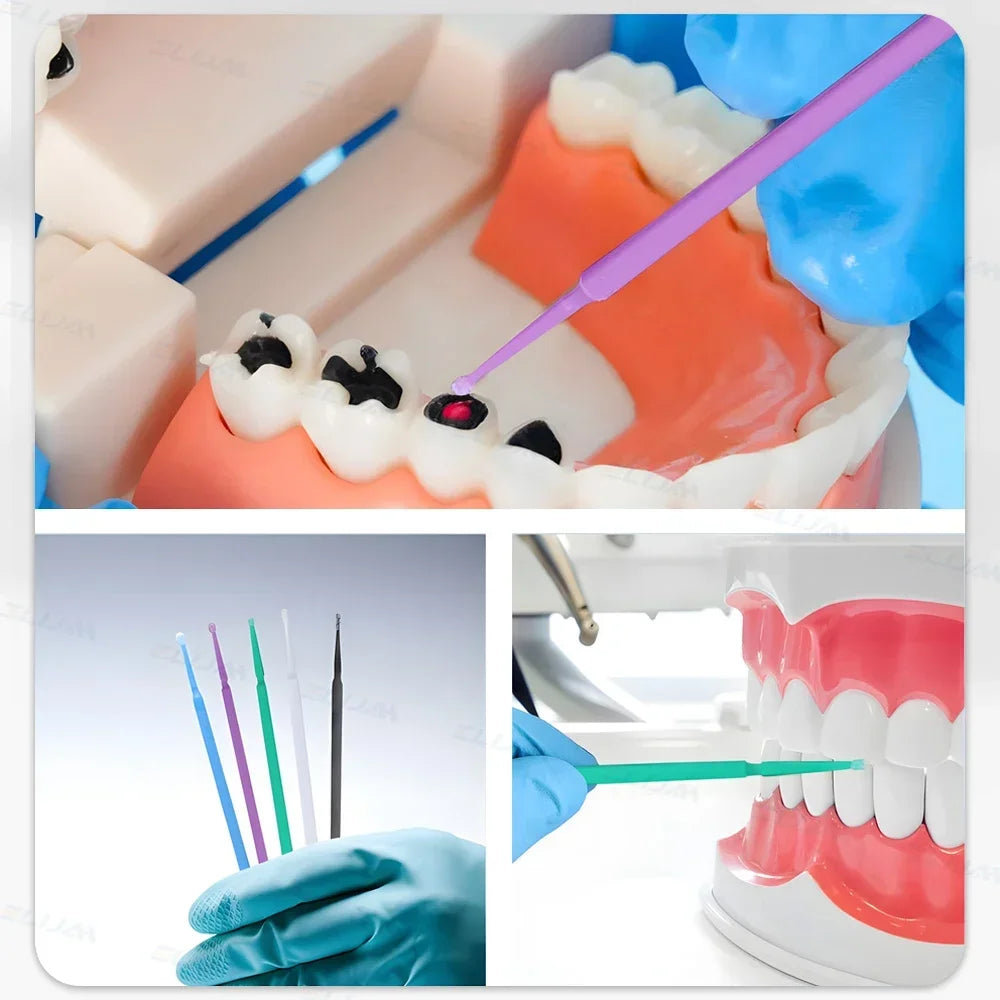 CYW750 Dental Disposable Micro Brushes Applicators