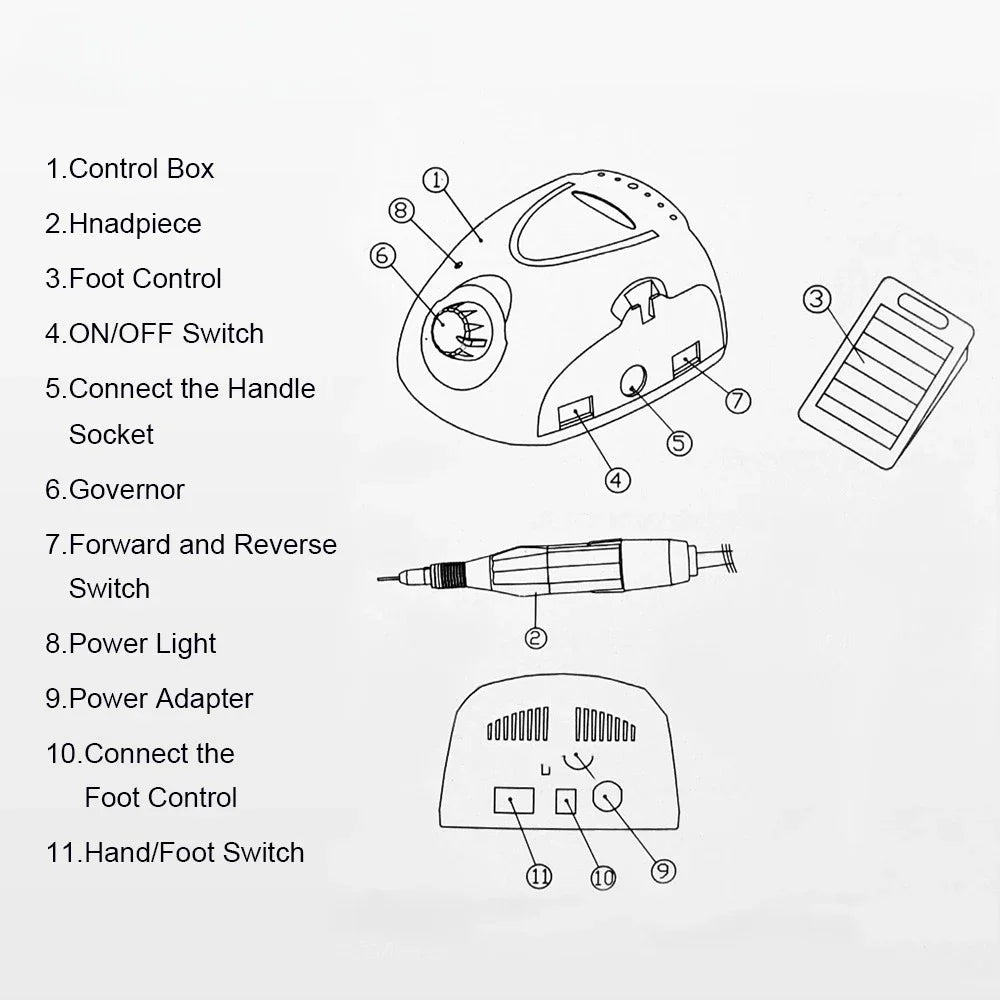 CYO163 Dental Carbon Brushes Micromotor 40000 RPM - Denspay Dental - Dental Electric Motor