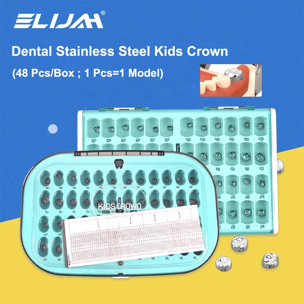 CYW840 48Pcs/Box Dental Kid Crowns - Denspay Dental - Dental Crown