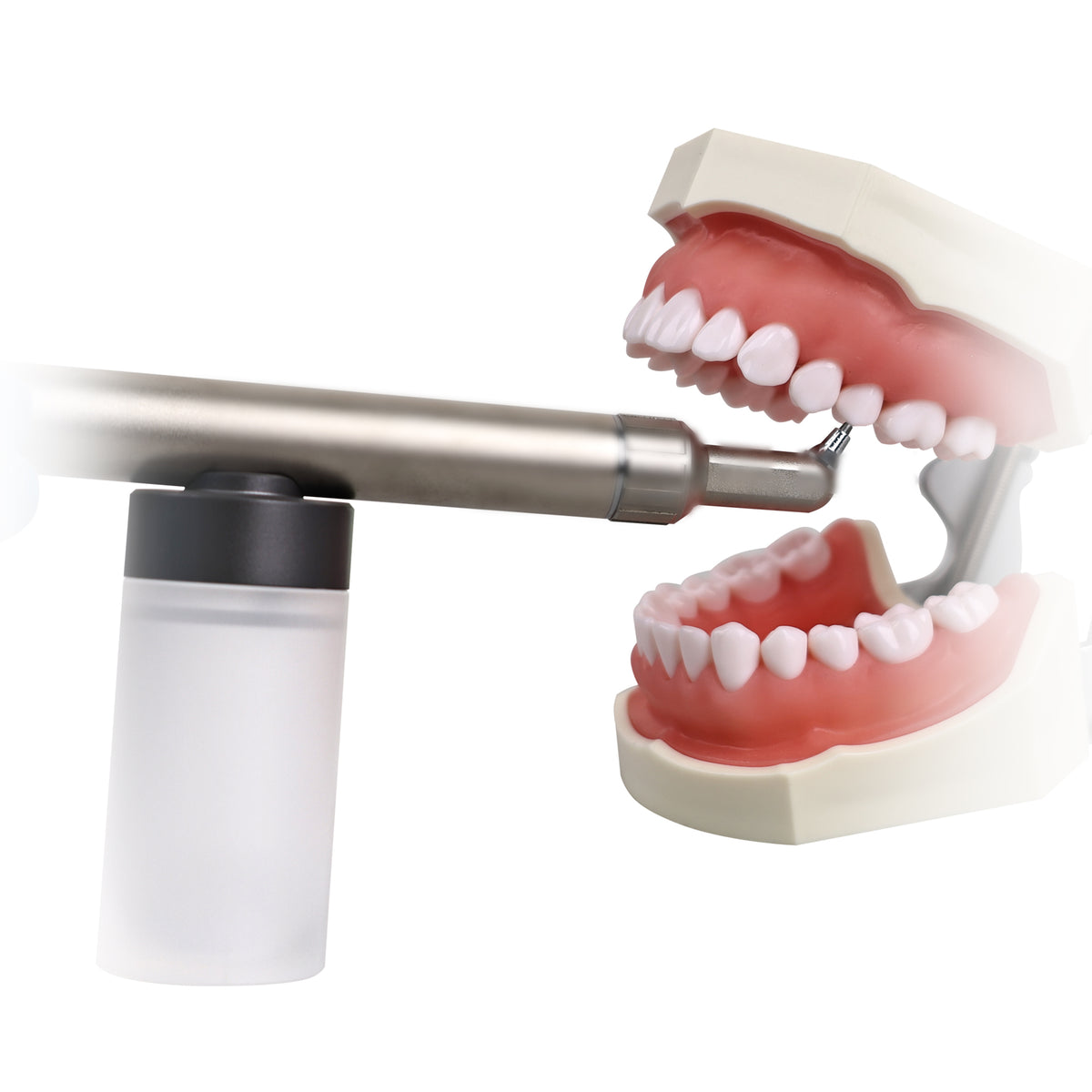 Sandblasting orthodontic bracket base for bonding pretreatment
