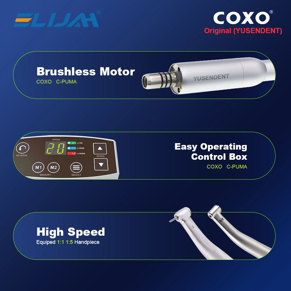 CYO087 COXO Dental Brushless Micromotor - Denspay Dental - Dental Electric Motor