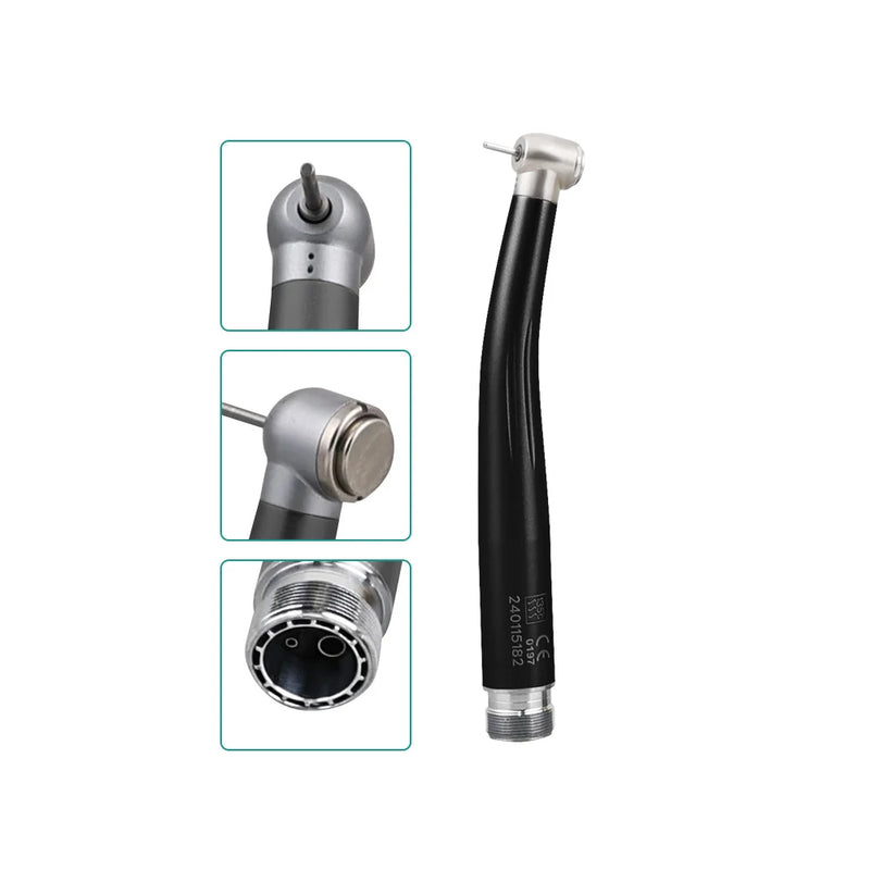 Colorful Push Button Dental High Speed Handpiece 2/4 Holes Standard Head Single Water Spray Air Turbine Dentistry Instrument