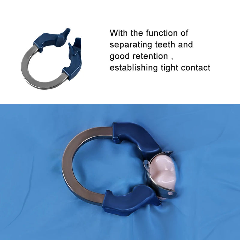 1Pcs Dental Sectional Matrix Bands Sectional Metal Matrix System Universal Narrow Niti Clamping Ring Dentistry Instrument Tools