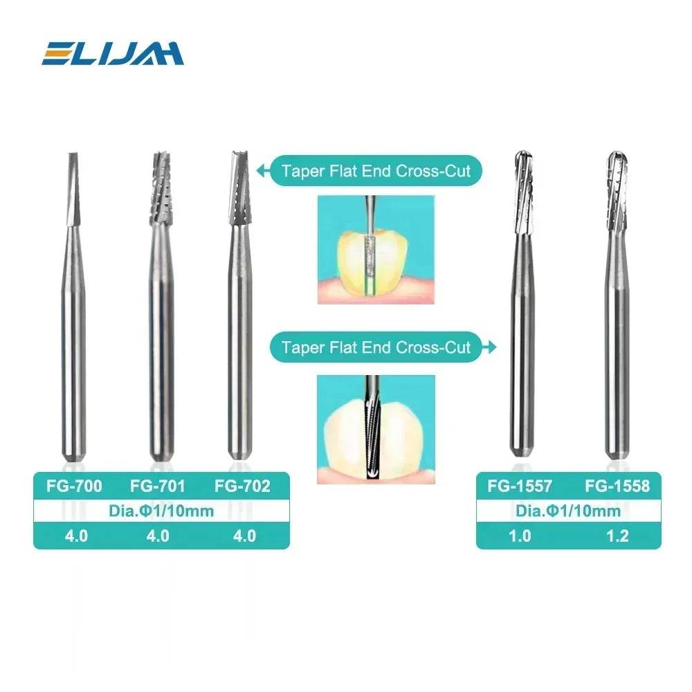CYF262 Dental Carbide Burs - Denspay Dental - Tungsten Carbide Burs