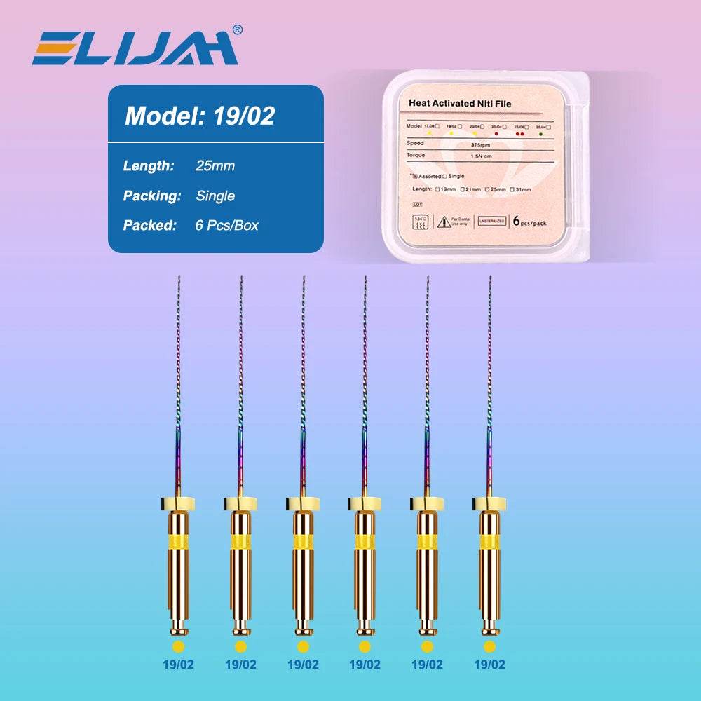 CYF305 Dental Niti Rainbow Files - Denspay Dental - Self-Adjusting Motor Files