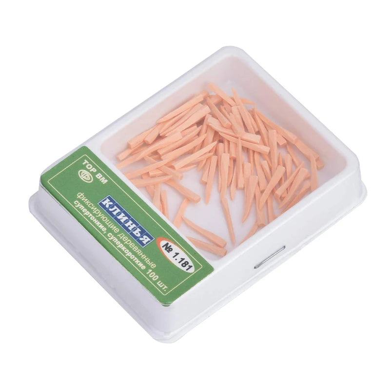 CYW093 100Pcs/Box Wooden Dental Wedges - Denspay Dental - Dental Wedges