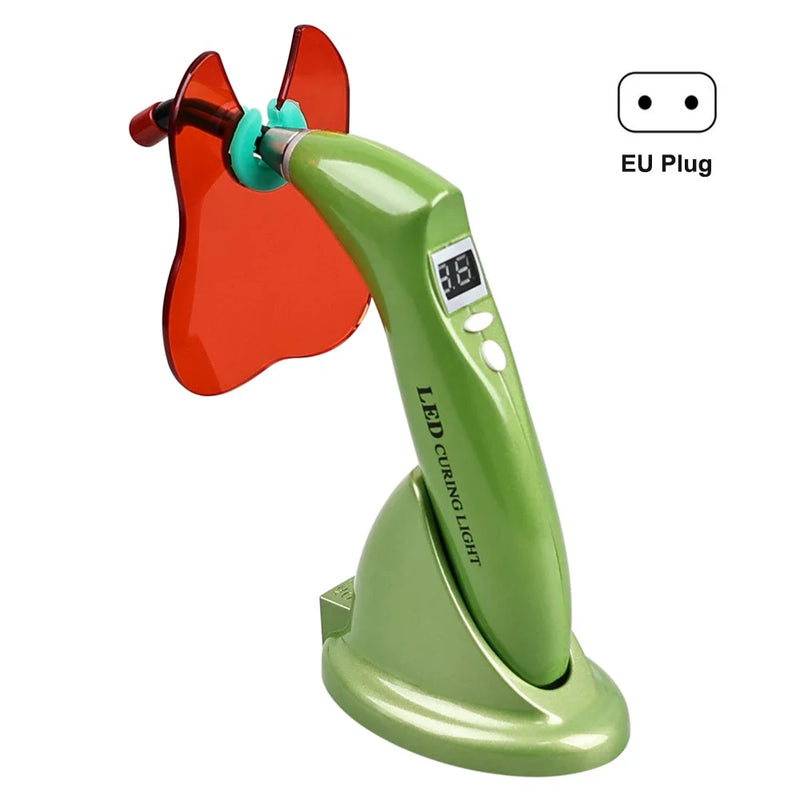 5W Wireless Dental LED Curing Light Lamp 2200mAh Polymerize Resin Light Cure Wavelength 420-480nm Solidify Dentists Instrument