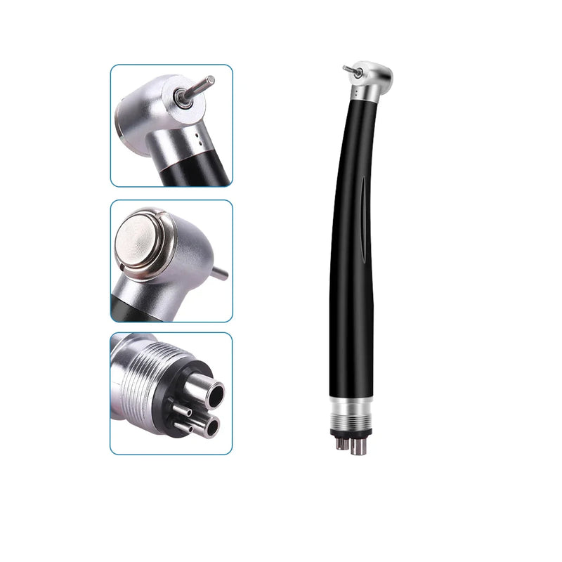 Colorful Push Button Dental High Speed Handpiece 2/4 Holes Standard Head Single Water Spray Air Turbine Dentistry Instrument