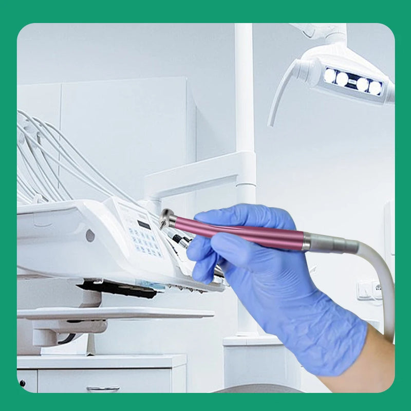 Colorful Push Button Dental High Speed Handpiece 2/4 Holes Standard Head Single Water Spray Air Turbine Dentistry Instrument