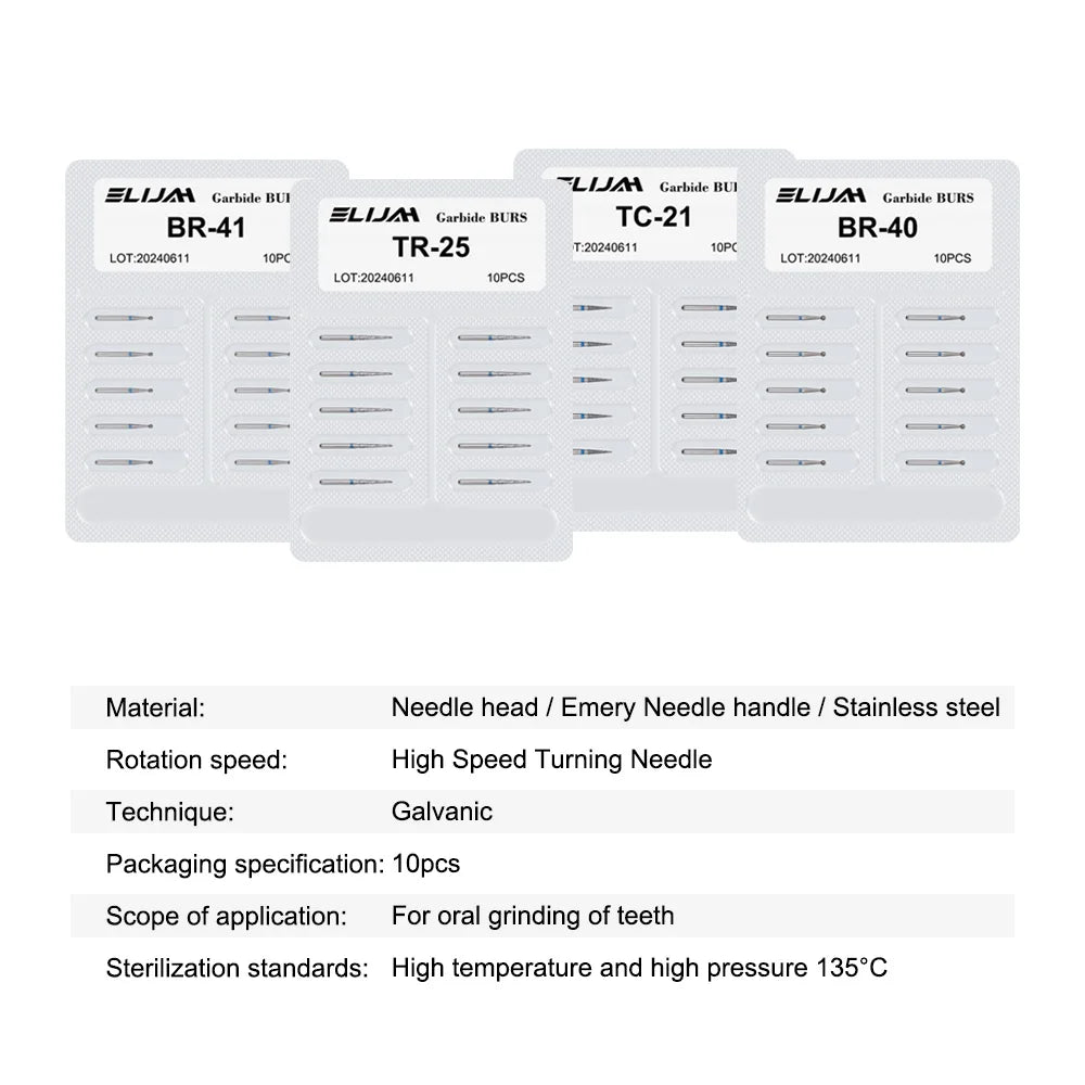 CYF253 Dental Diamond Burs Capsule Packaging