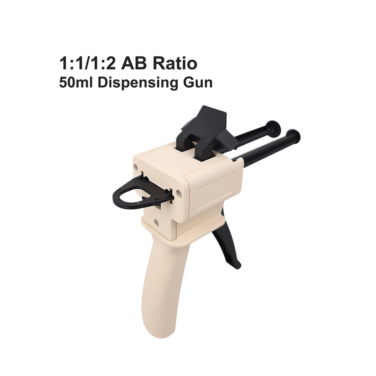 Side profile of dental dispenser gun
