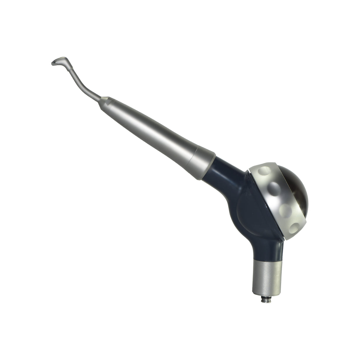 Side profile view of dental air prophy jet handpiece