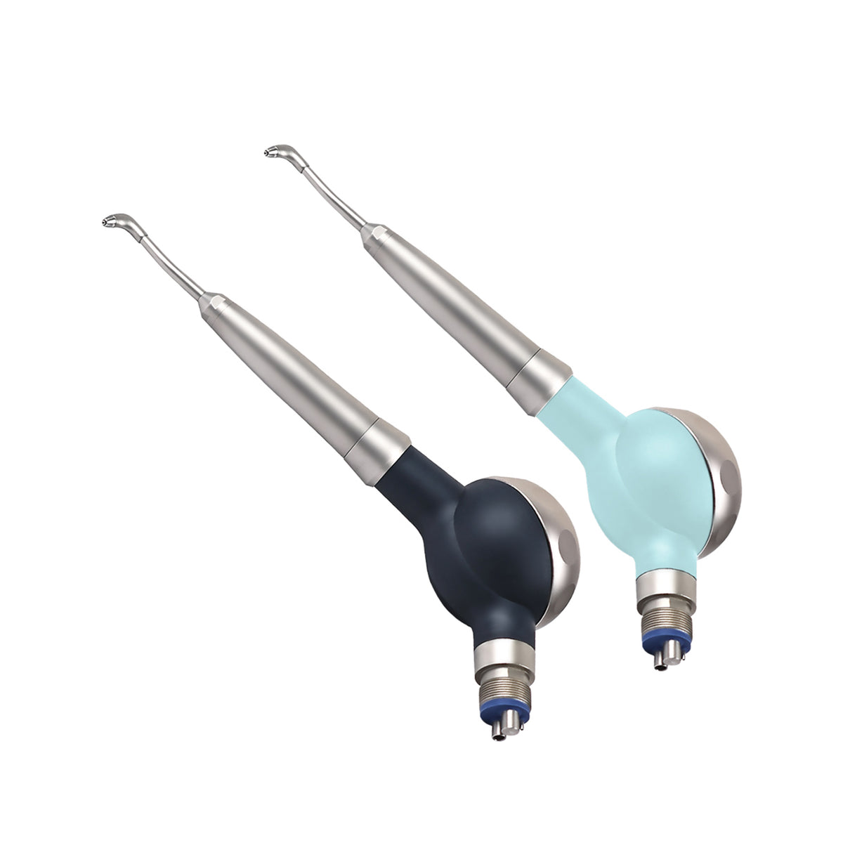 Side view of dark handle dental prophy jet polisher