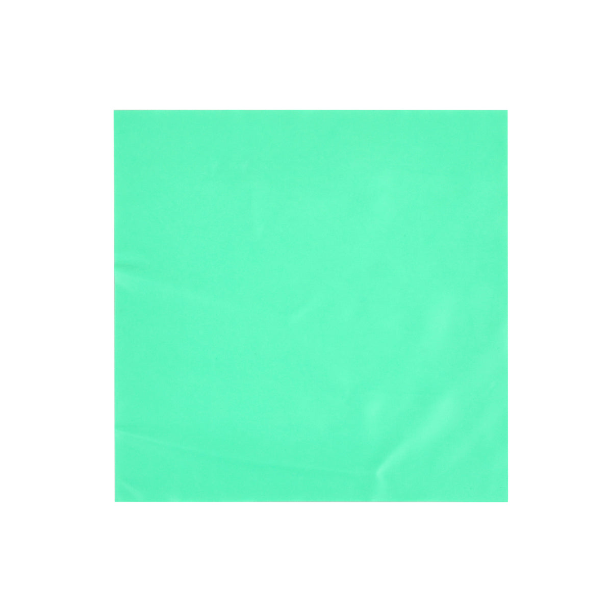 Single green latex rubber dam sheet