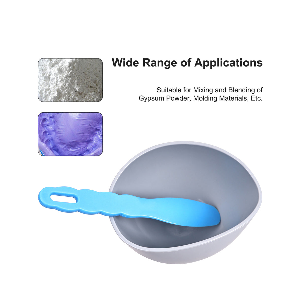 Spatula mixing alginate impression powder