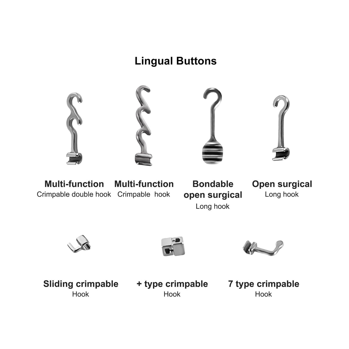 Metal surface anti-corrosion texture of hook