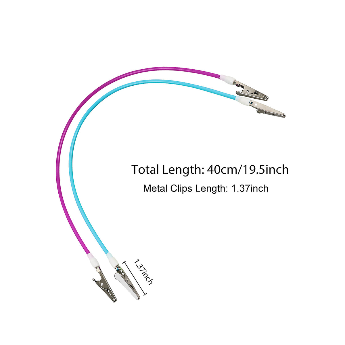 Stainless steel alligator clip jaw close-up