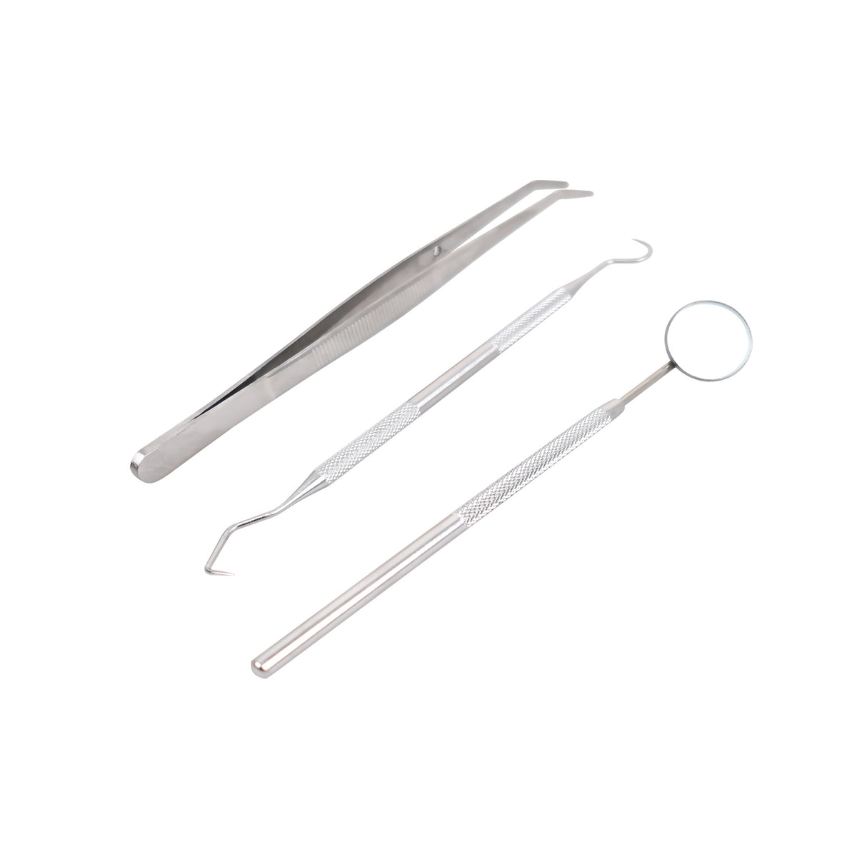 Stainless steel polished surface detail