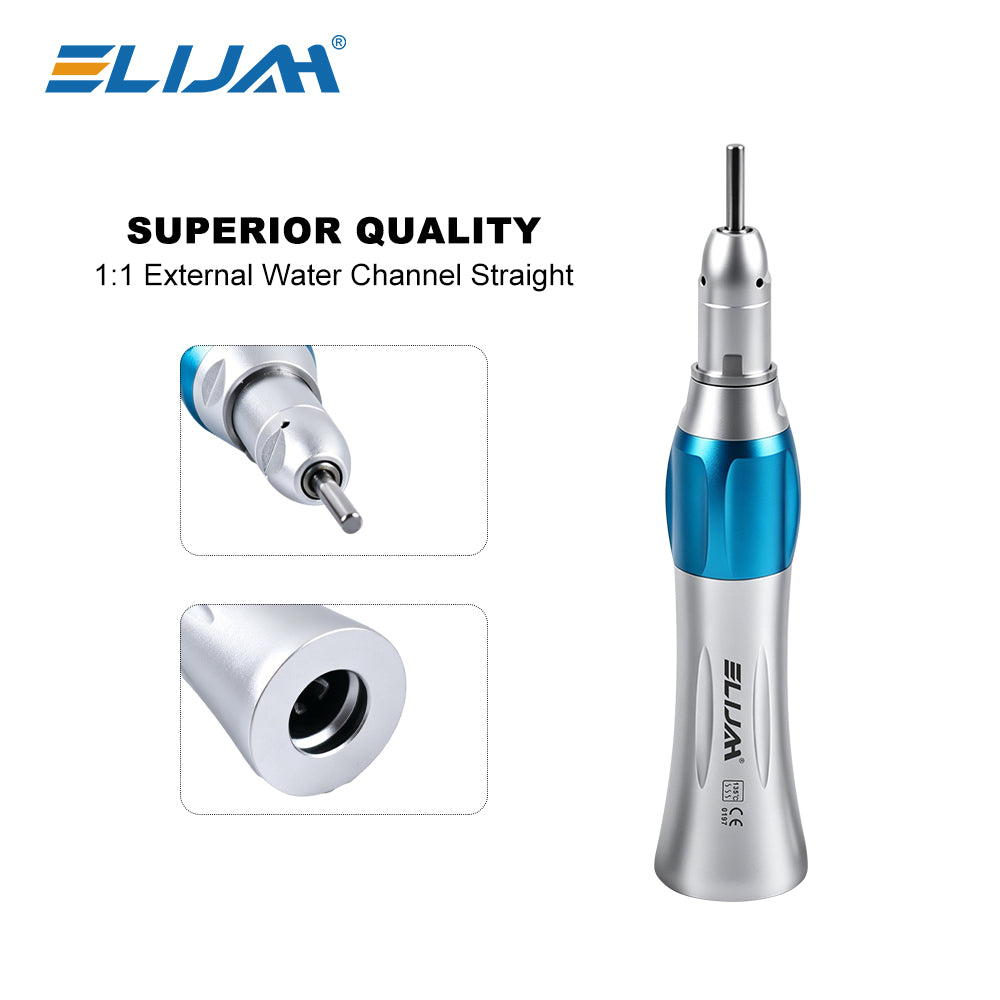 Low Speed Dental Handpiece Kit with Contra Angle and Straight Nosecone