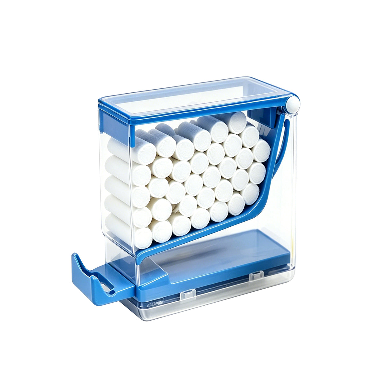 Take cotton roll from bulk bag