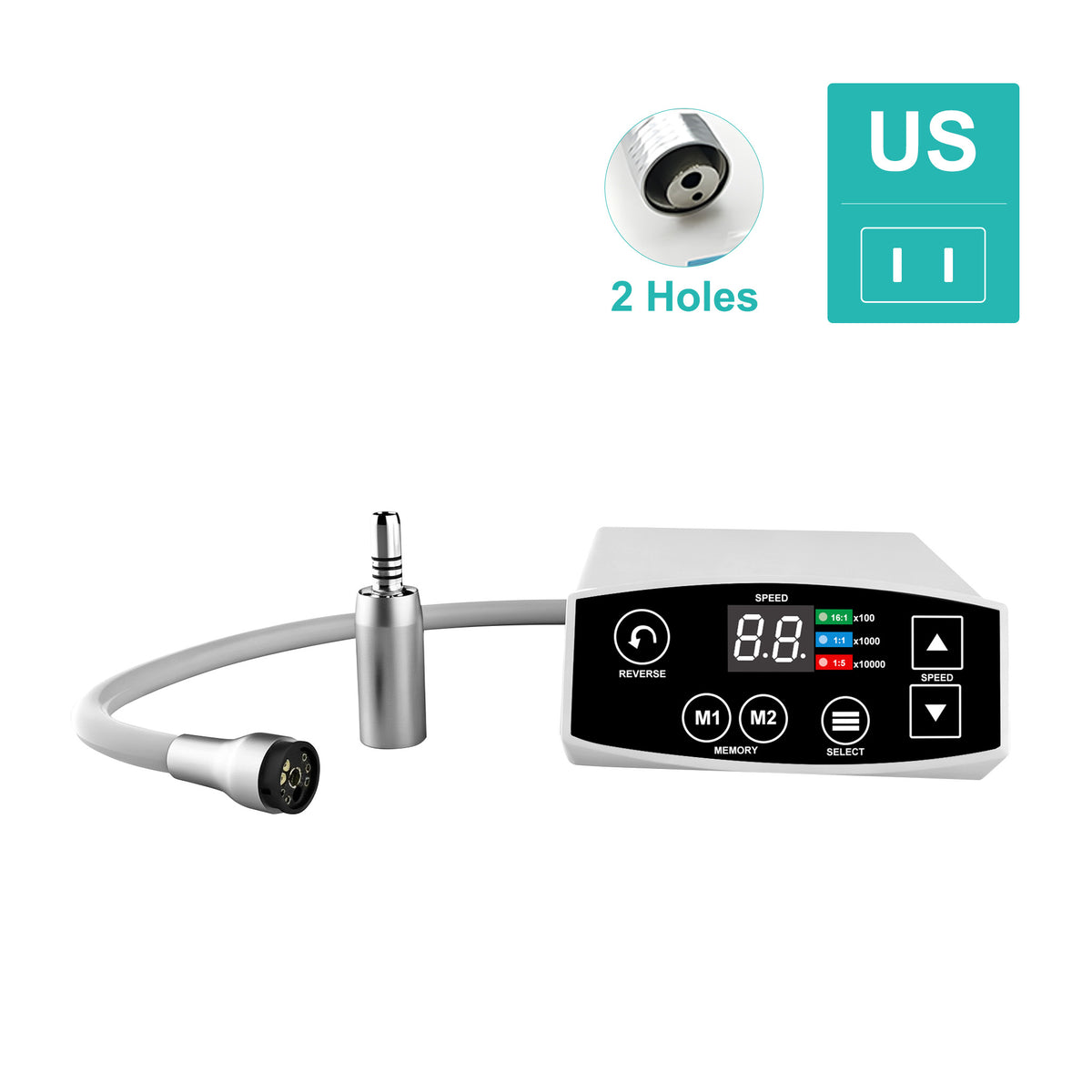 CYO087 C-PUMA Electric Micromotor System(Brushless) With 1:5 Fiber Potic Handpiece