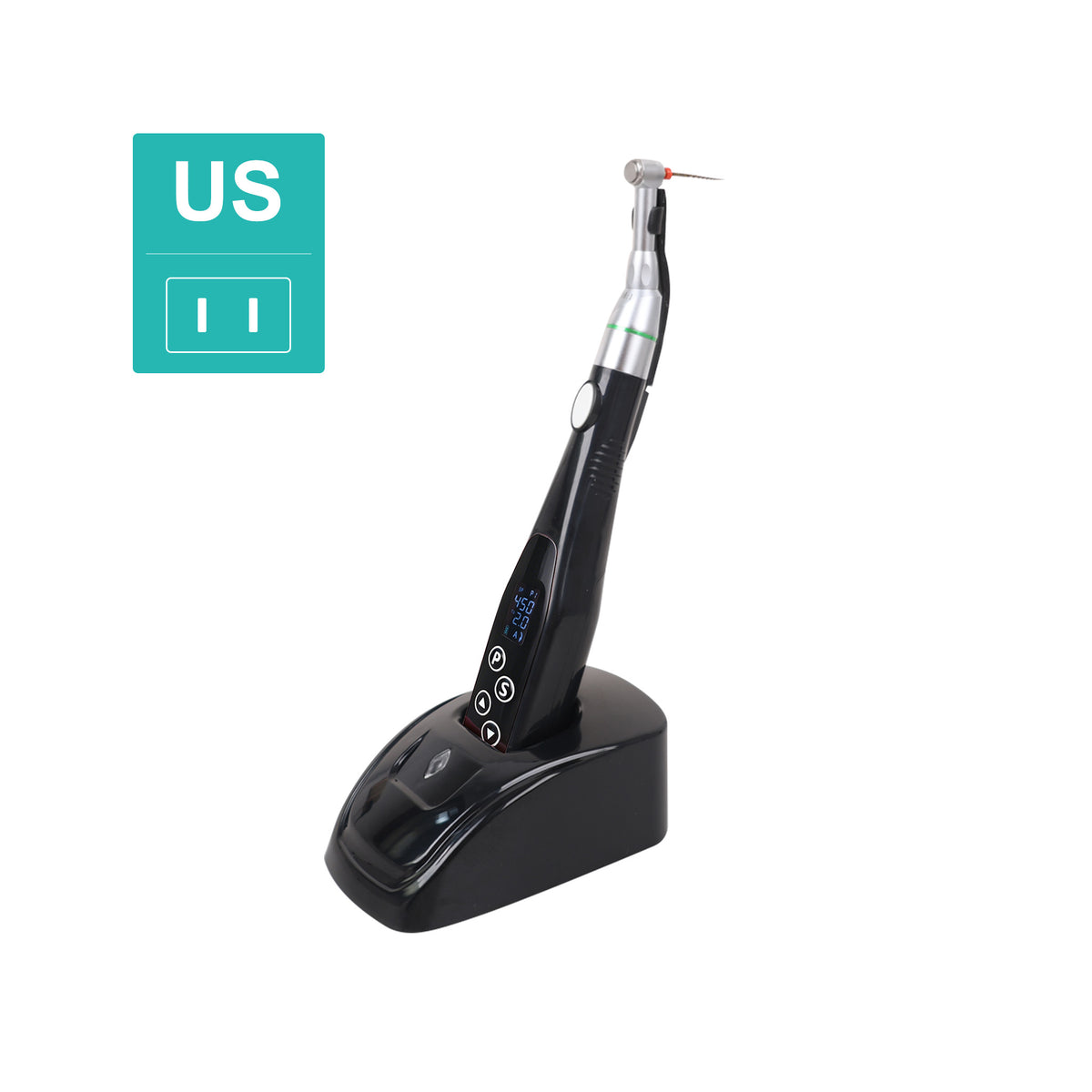 CYE066 7 Programs Dental Wireless Endo Motor , Black/White/Pink/Grey /Blue