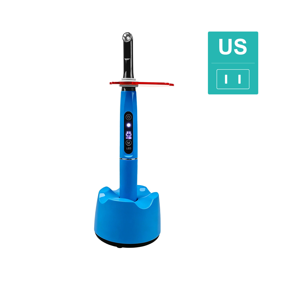 CYH072 Dental AI LED Curing Light 1s Colorful 5W blue/black/brown/grey /pink/ purple/white/yellow