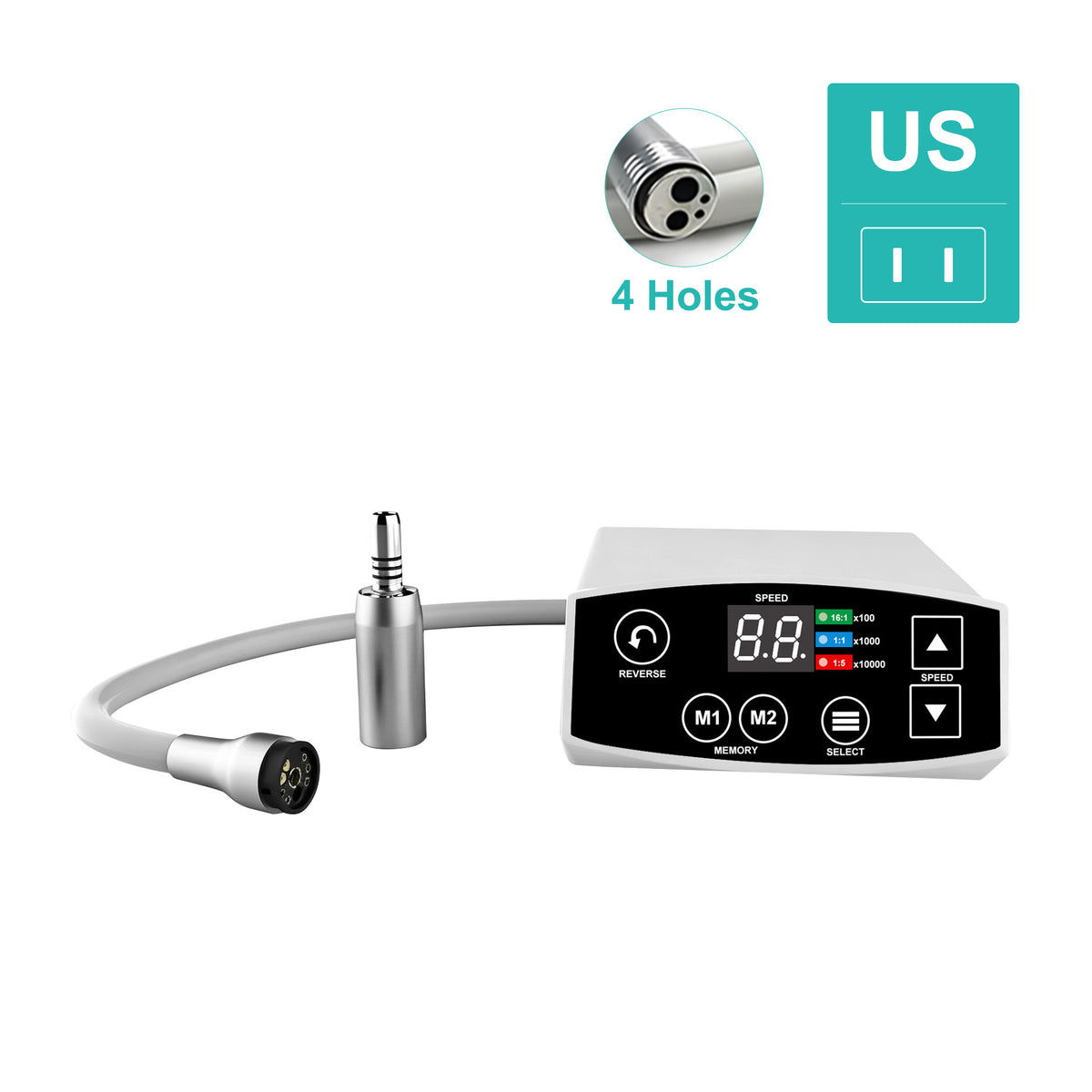 CYO087 C-PUMA Electric Micromotor System(Brushless) With 1:5 Fiber Potic Handpiece