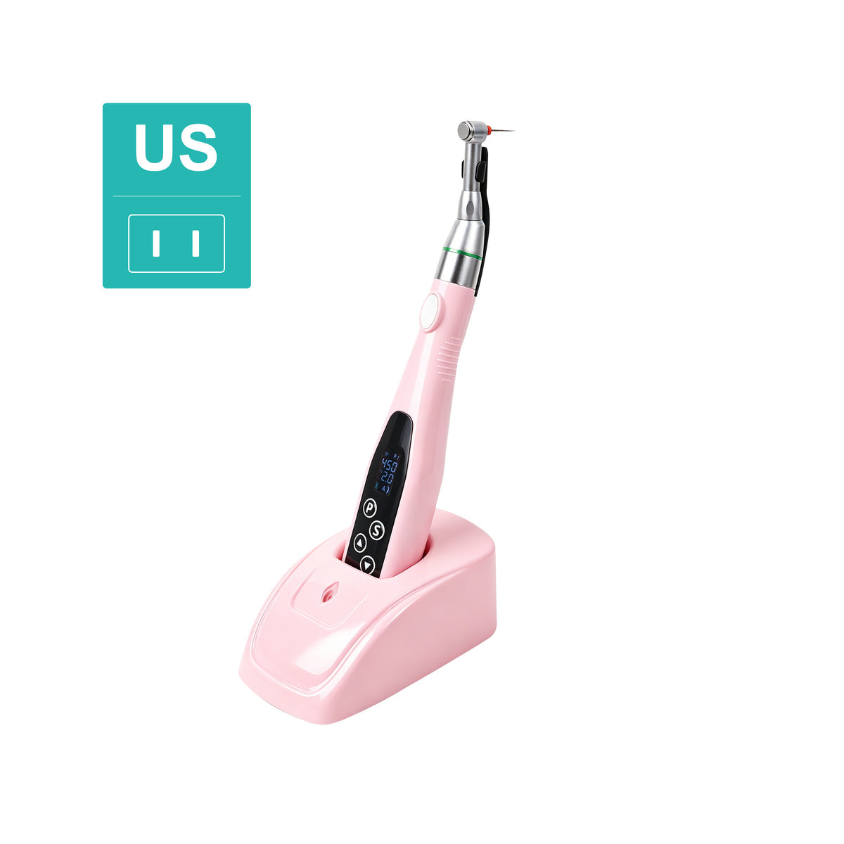 CYE066 7 Programs Dental Wireless Endo Motor , Black/White/Pink/Grey /Blue