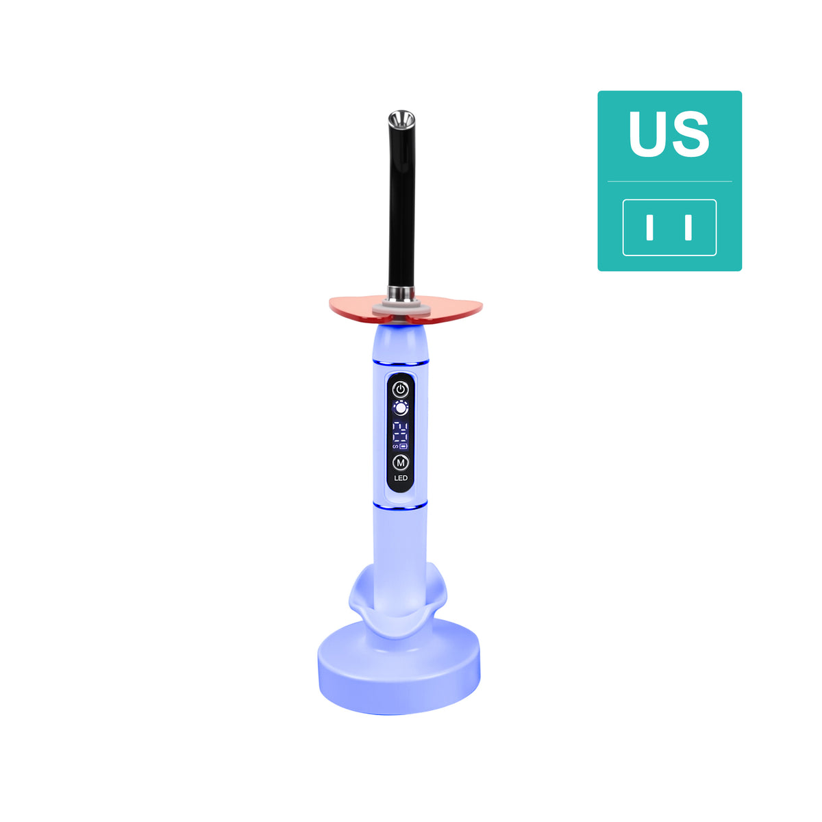 360° rotatable lamp head flexible design of professional dental curing device