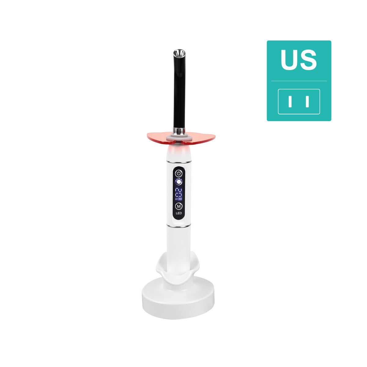 Autoclavable light guide tip structural detail of 1s ultra-fast dental curing lamp