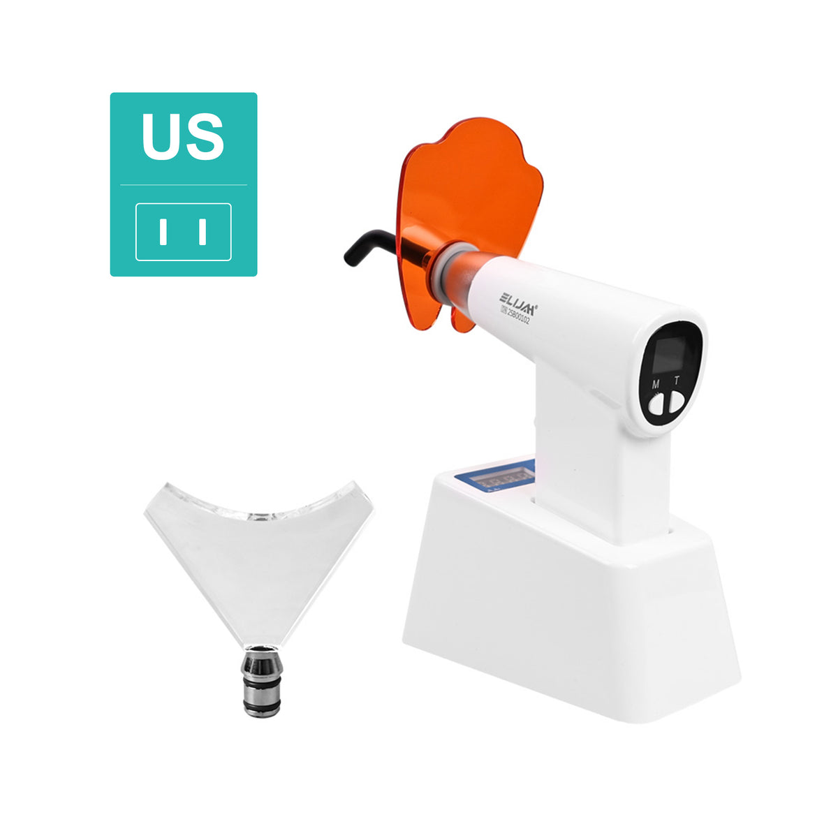 Original packaging box of wireless 1600mw/cm² dental LED curing light