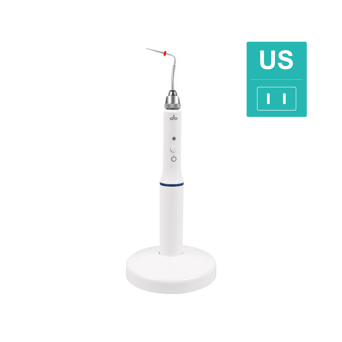 CYE078 Dental Wireless Gutta Percha Obturation System Endo Heated Pen + 2 Tips,US/EU