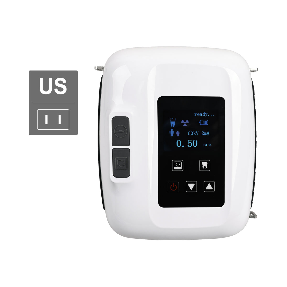 Dimension drawing of FOREVERMED YJ-DXP03 handheld dental X-ray unit