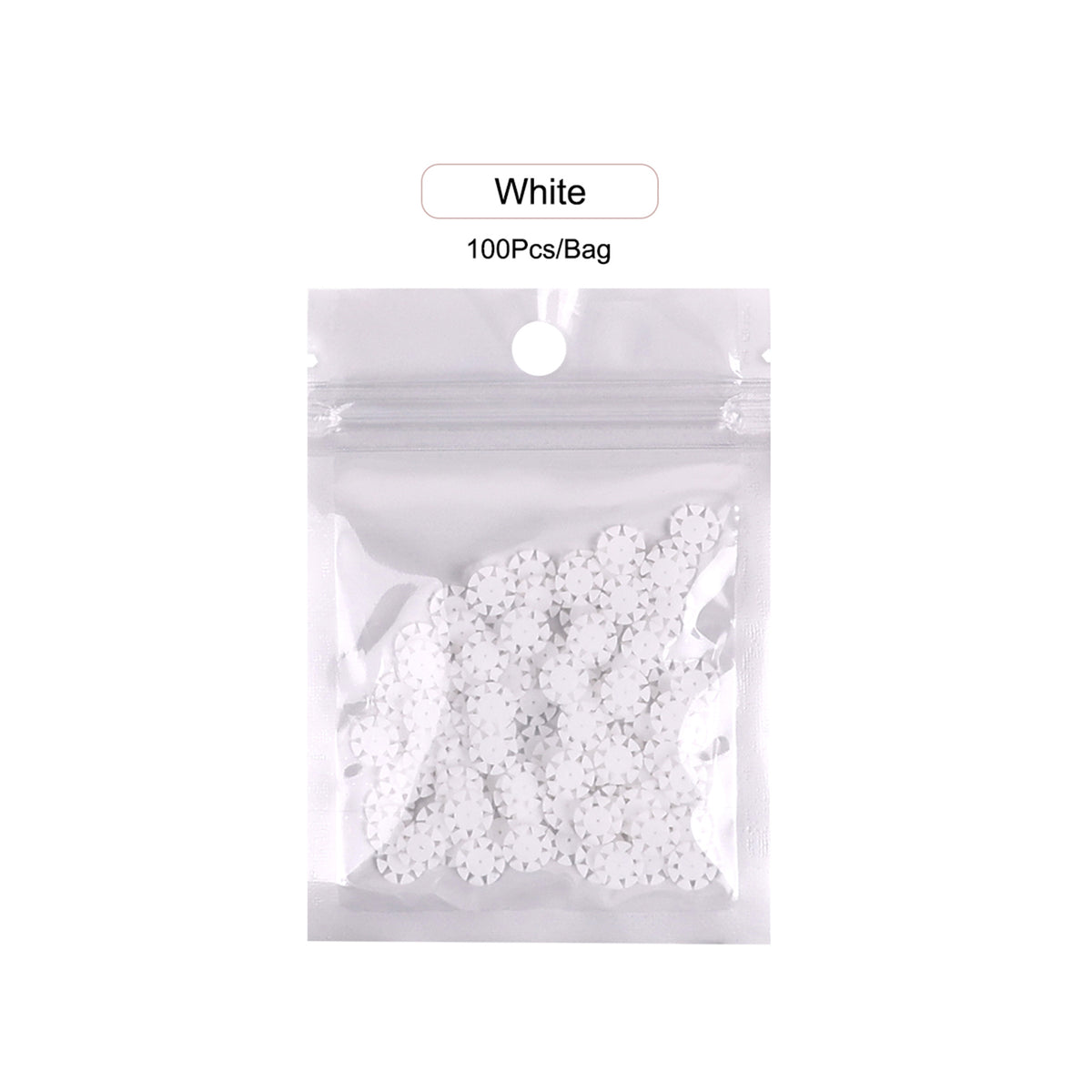 White dental endo rubber stop 100pcs per bag