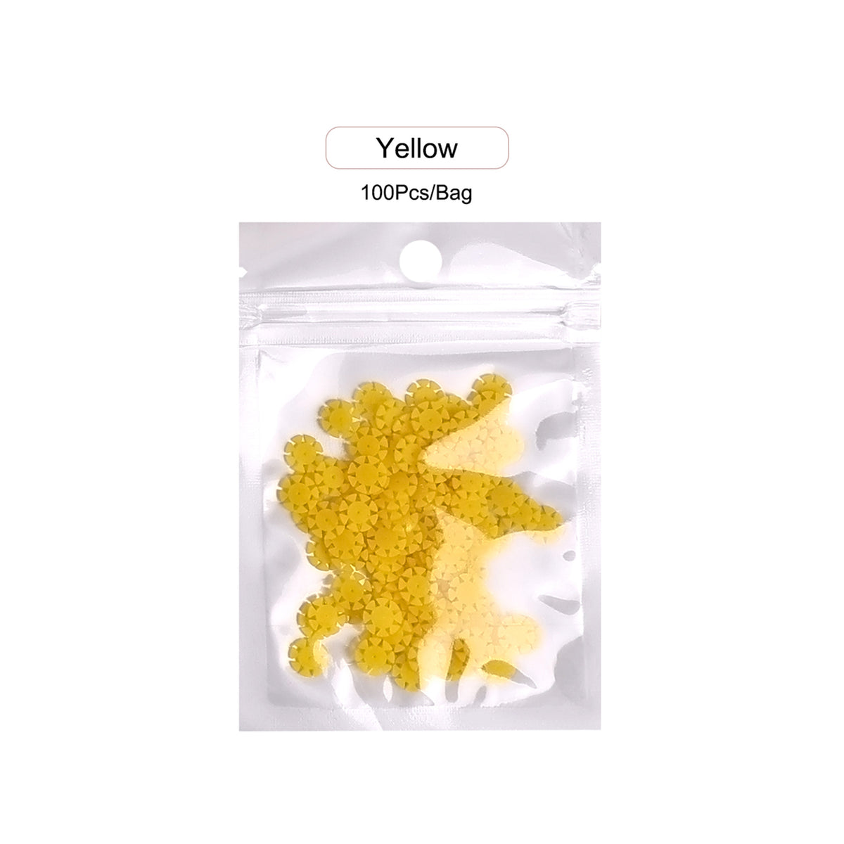 Yellow dental endo rubber stopper pack