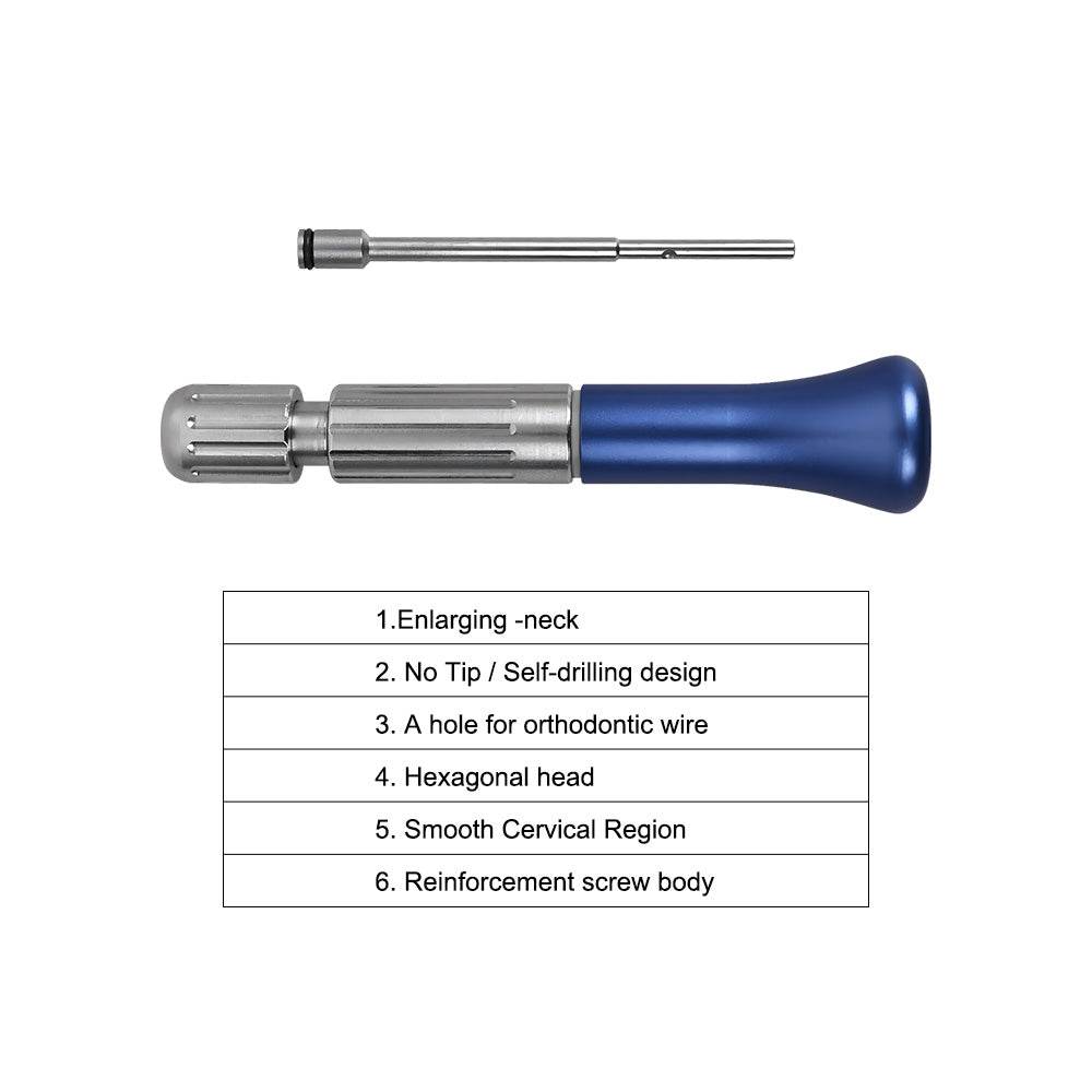CYW841 Dental Orthodontic Screwdriver Handle Kit - Denspay Dental - Dental Implant Torque Wrench