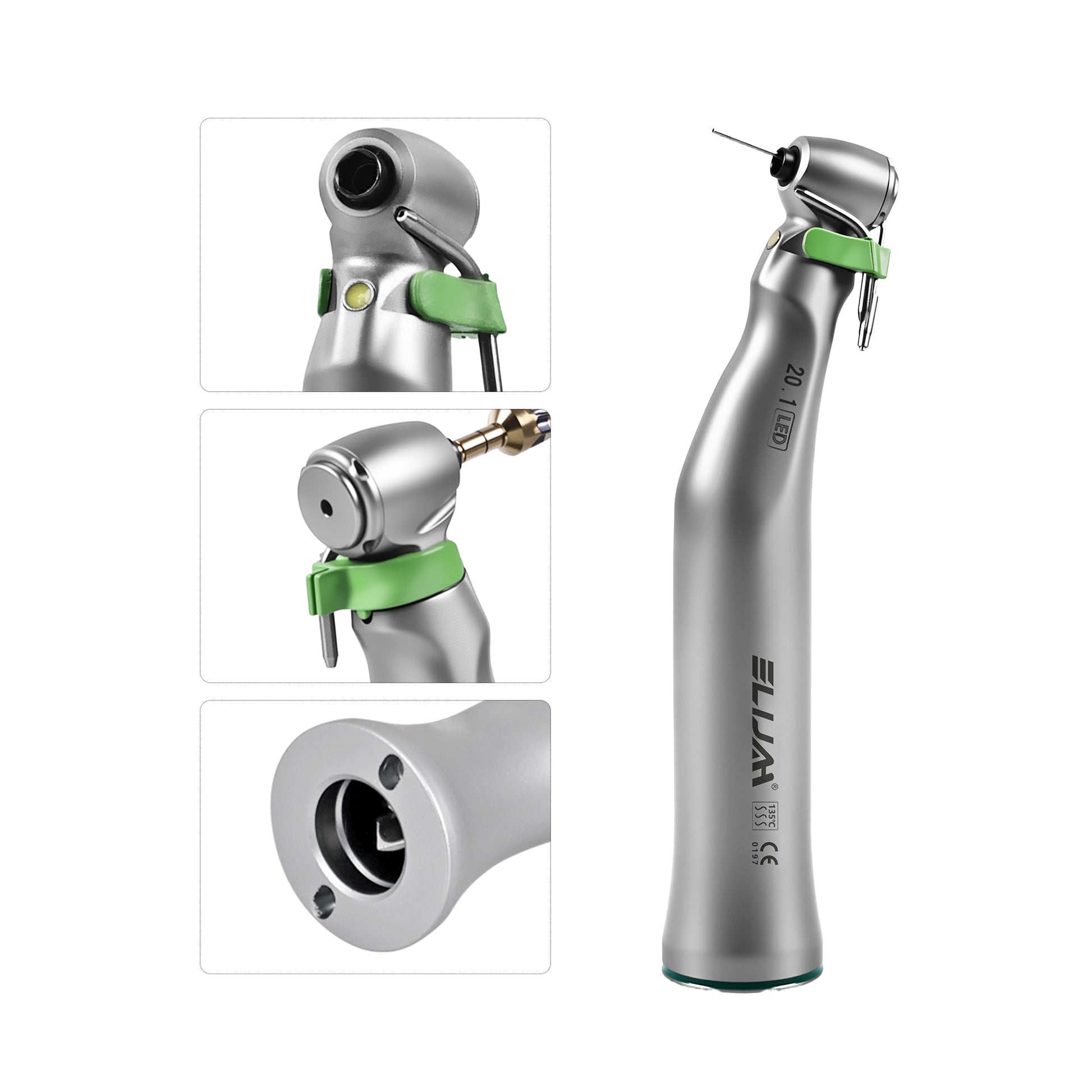 autoclavable wh dental 201 implant contra angle handpiece