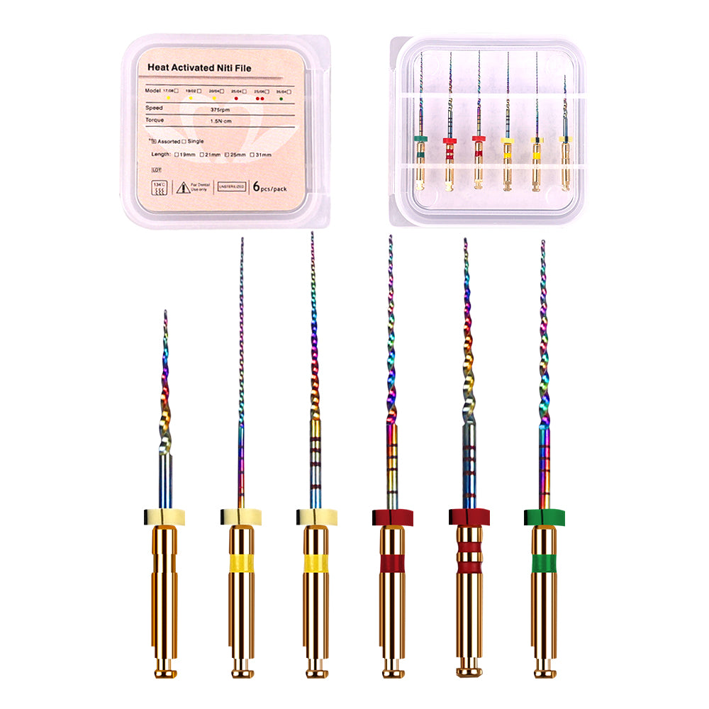 CYF305 Dental Niti Rainbow Files - Denspay Dental - Self-Adjusting Motor Files