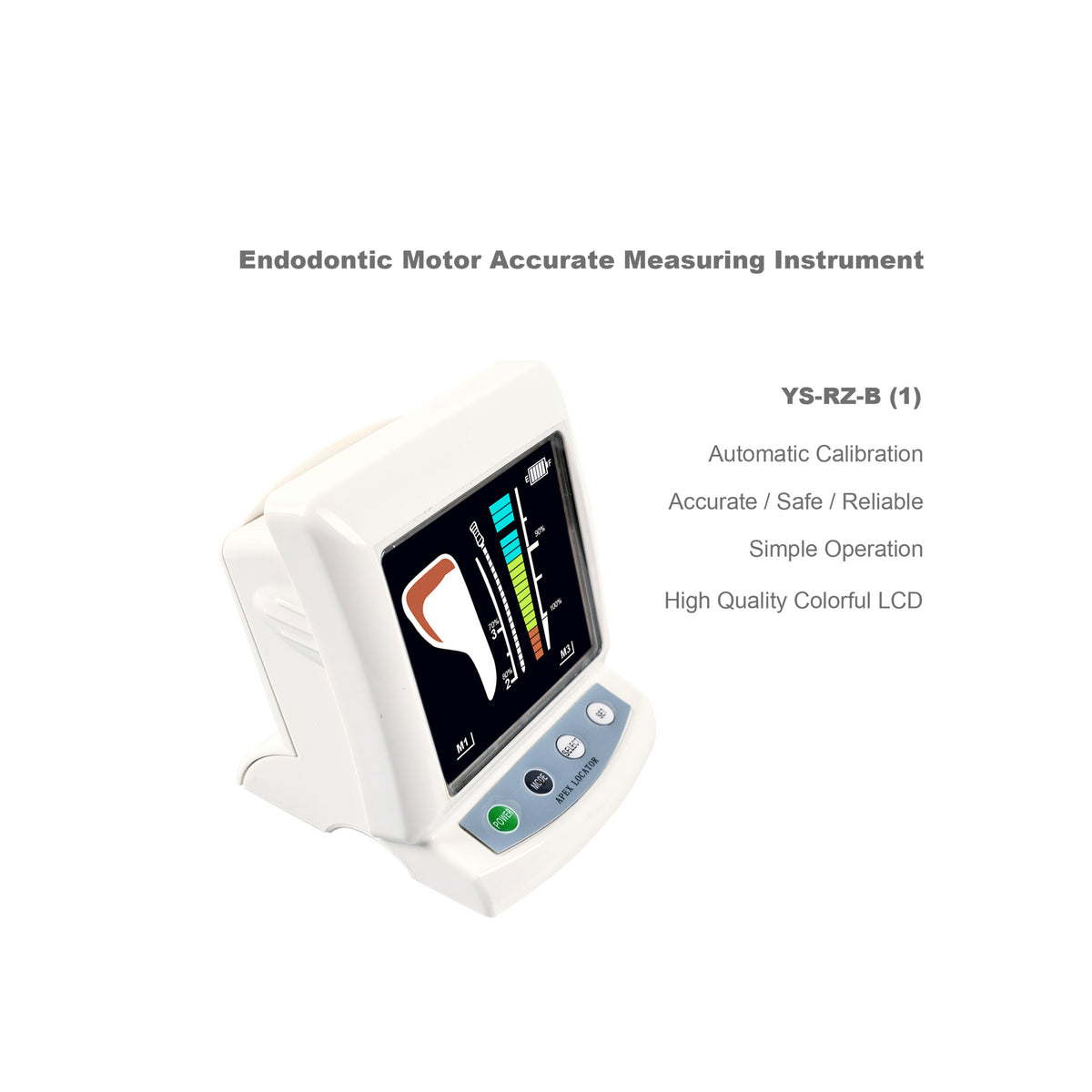 Technical parameter chart of root measuring instrument