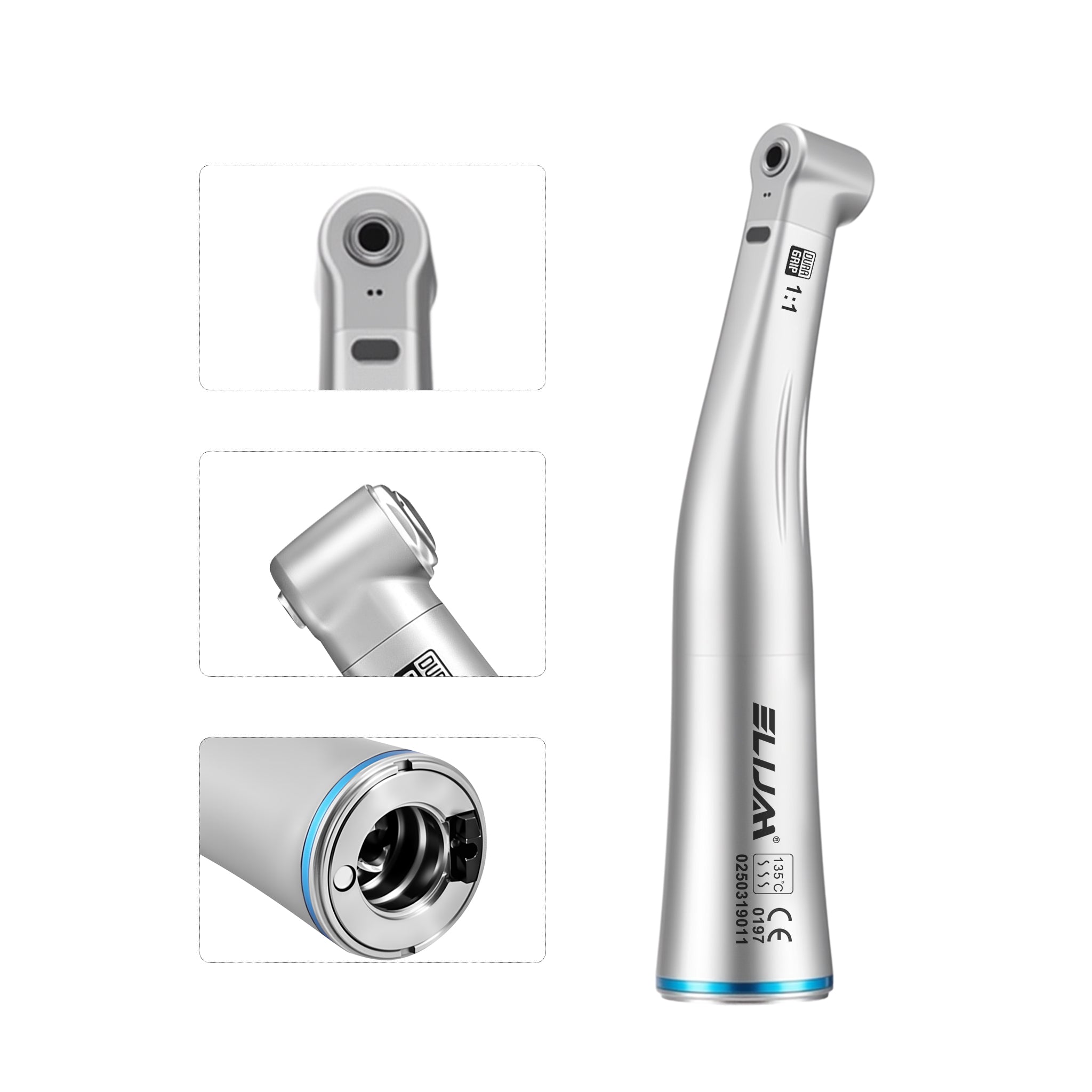 bright fiber light 1 1 contra angle handpiece built in internal triple water spray