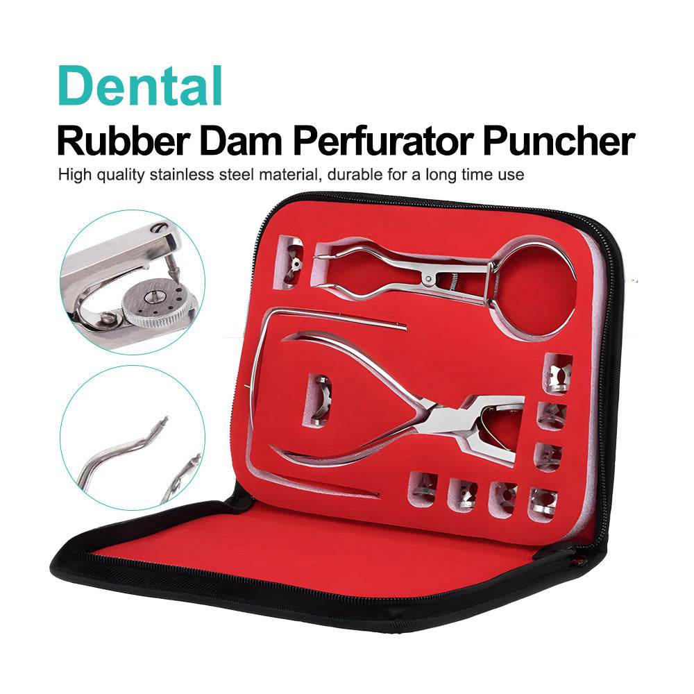 CYW719 Dental Rubber Dam Perfurator Puncher Set - Denspay Dental - Orthodontic Instrument Kits