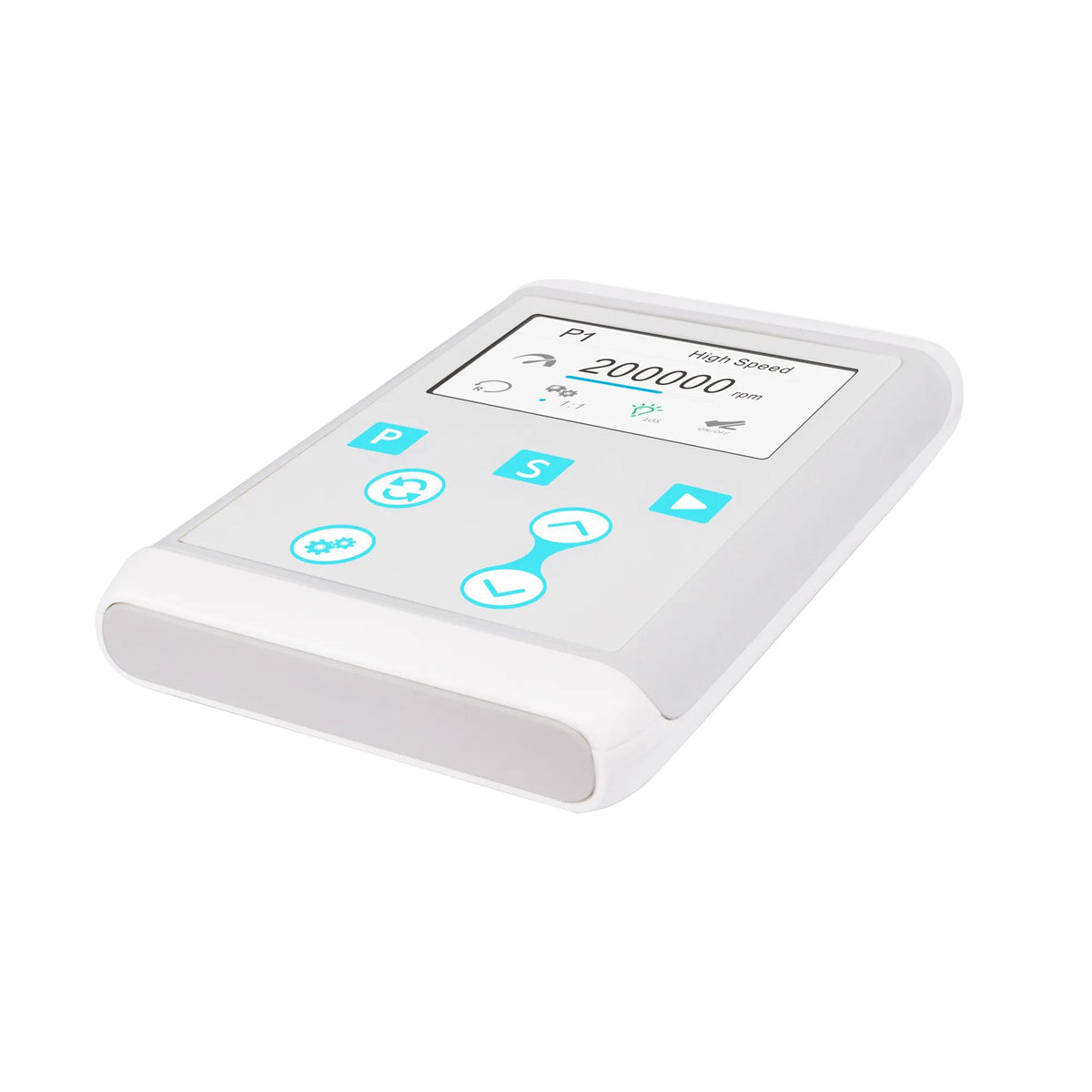 Close‑up of COXO micromotor main control unit