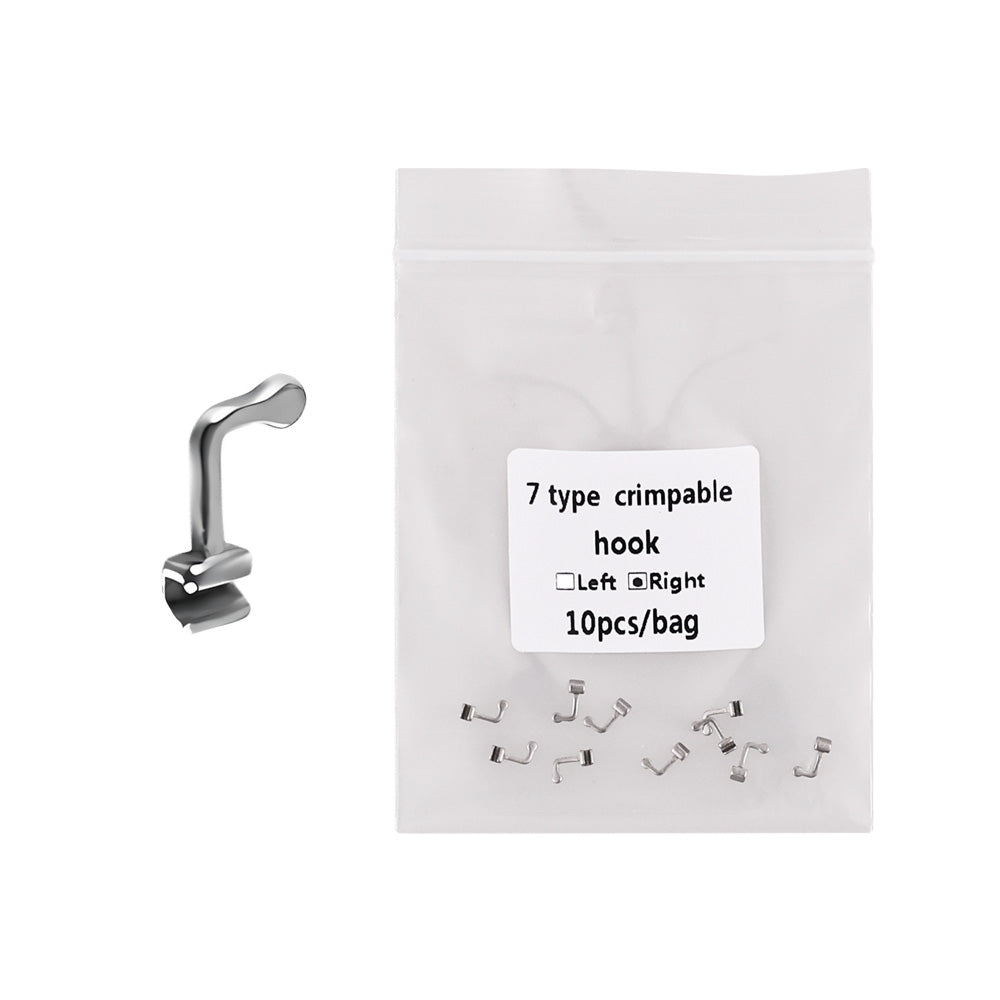 CYZ007 Dental Orthodontic Crimpable Hook 10pcs - Denspay Dental - Sliding Hook