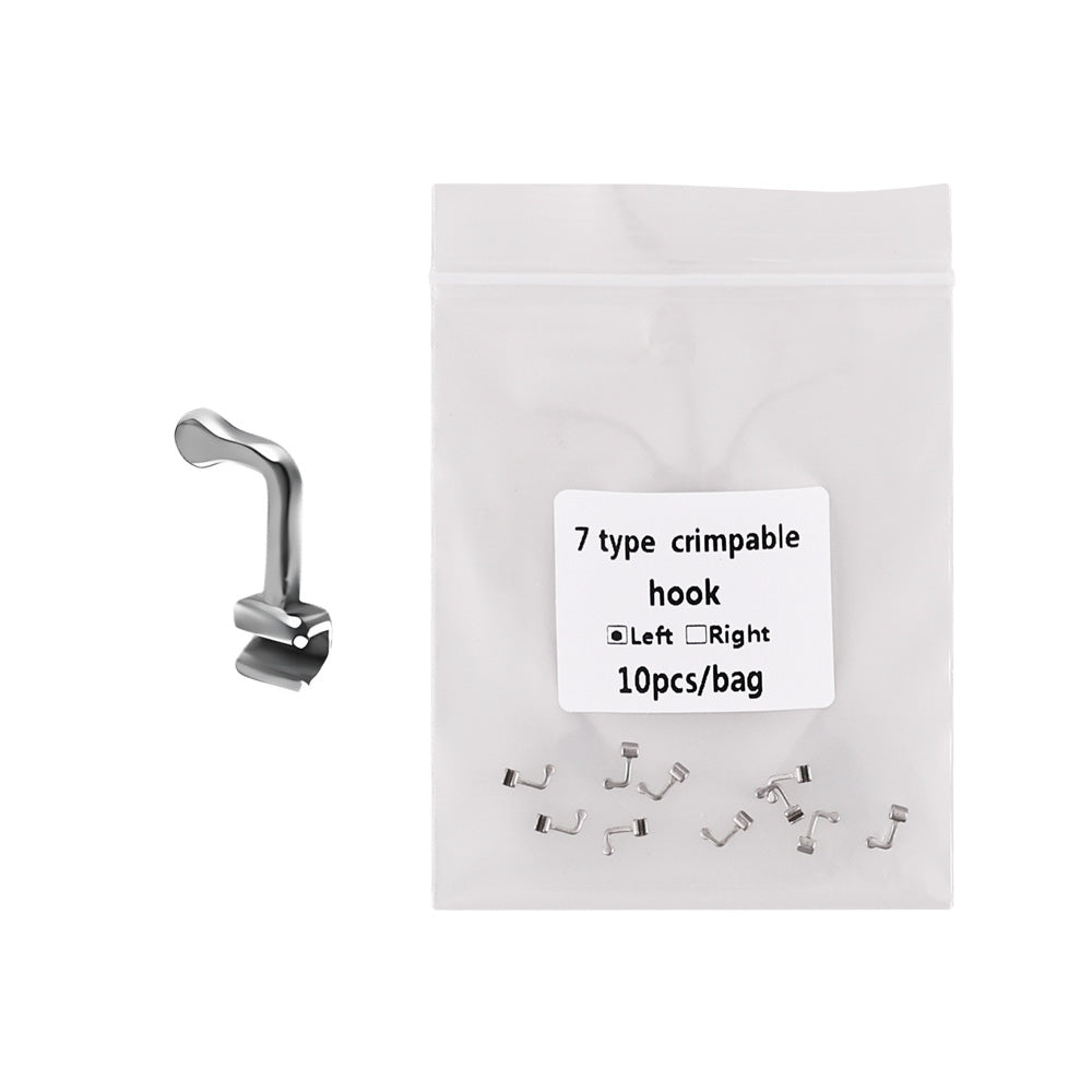 CYZ007 Dental Orthodontic Crimpable Hook 10pcs - Denspay Dental - Sliding Hook