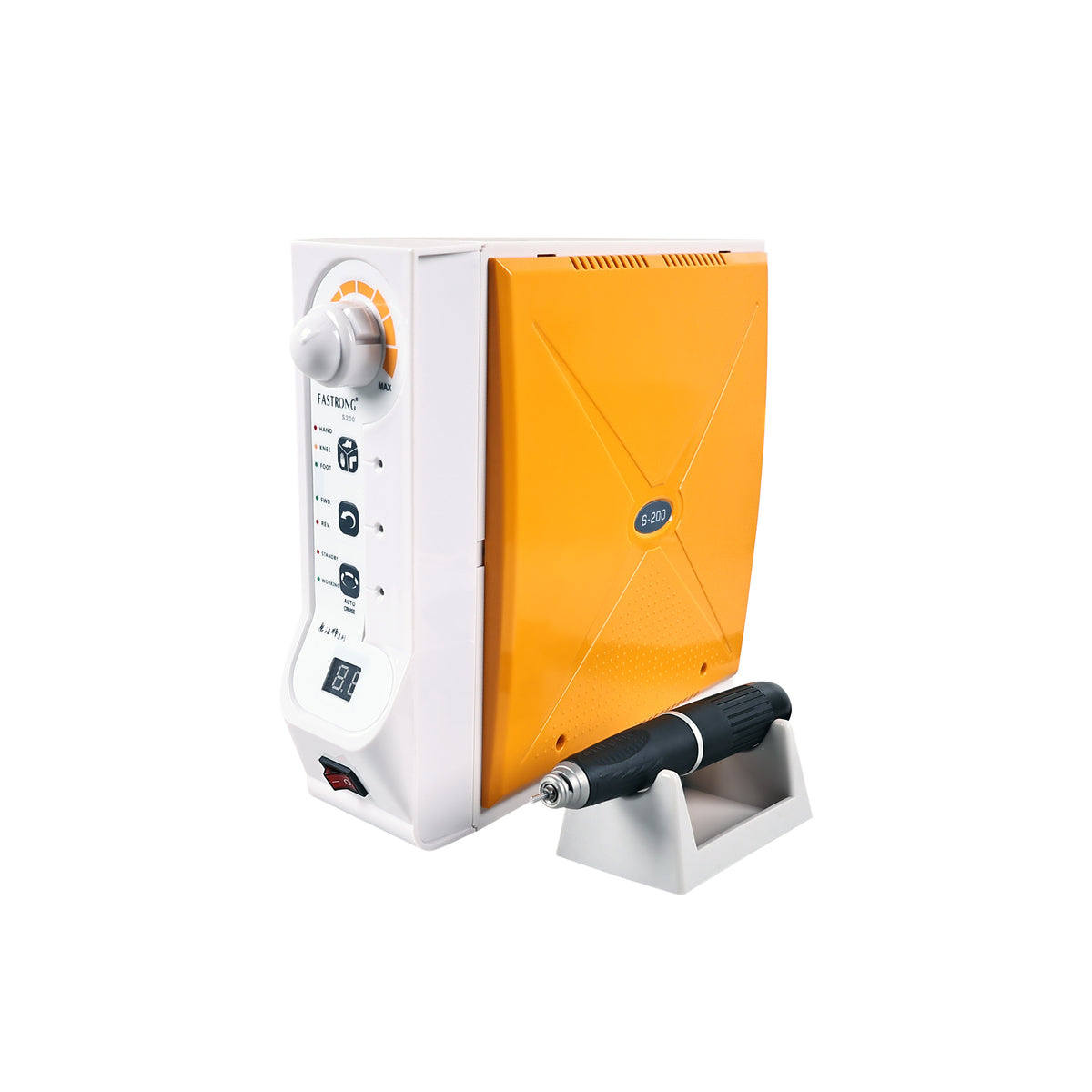 Side profile view of high-torque dental brushless micromotor