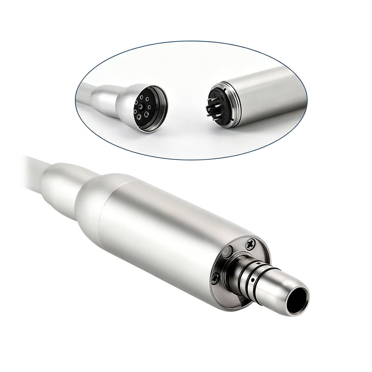 Connector joint of dental brushless micro motor LED handpiece