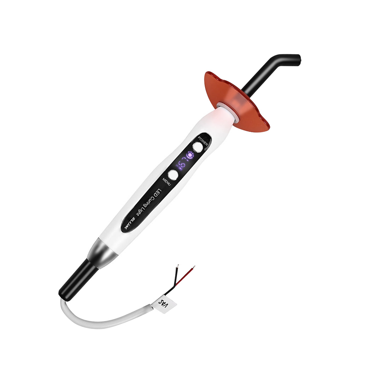 Complete installation accessories layout of dental built-in curing lamp kit